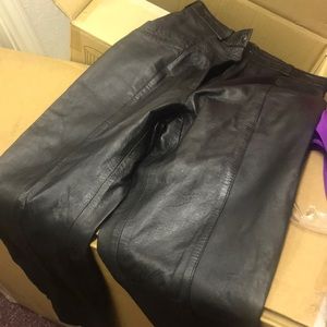 Leather pants